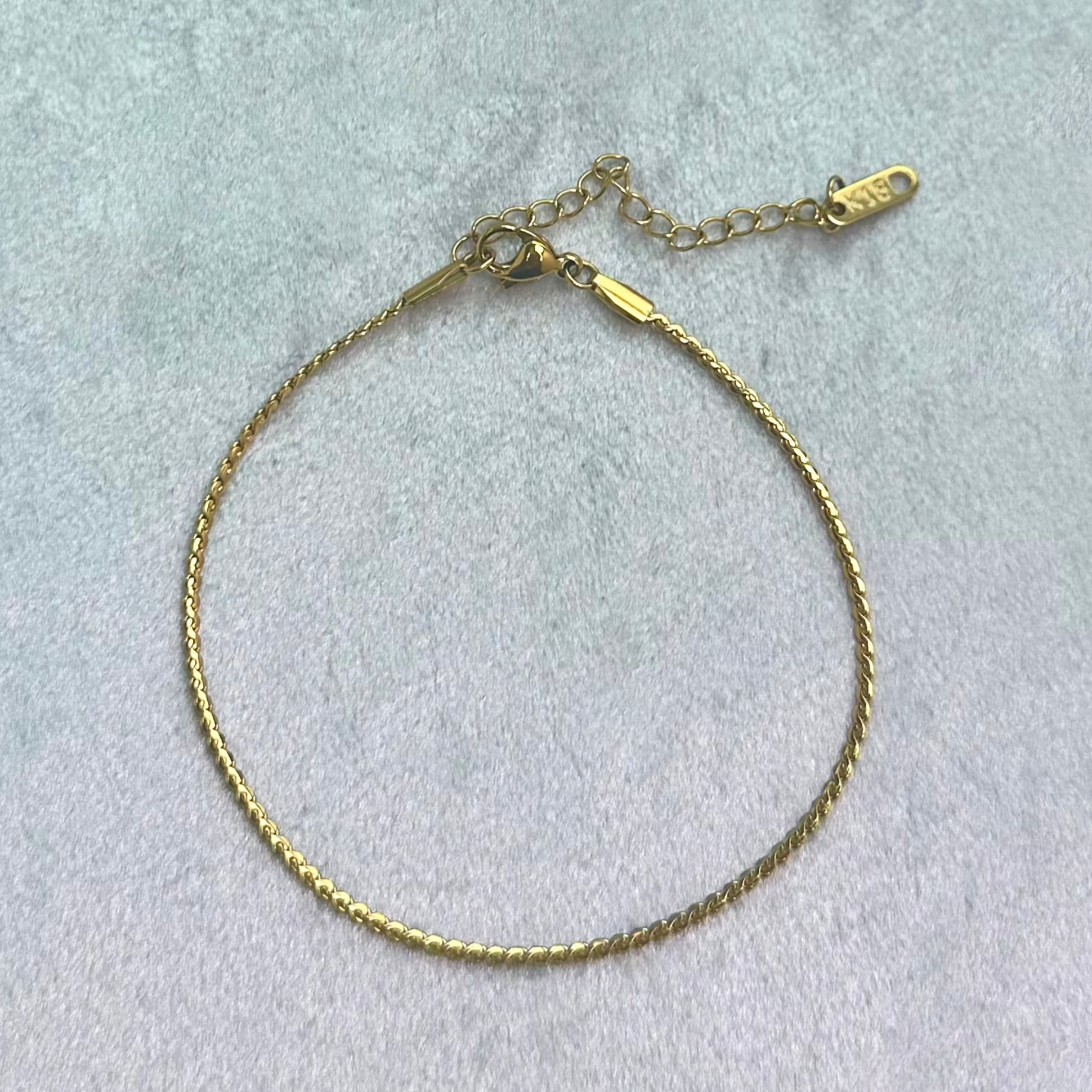 Vintage Flat Chain Bracelet