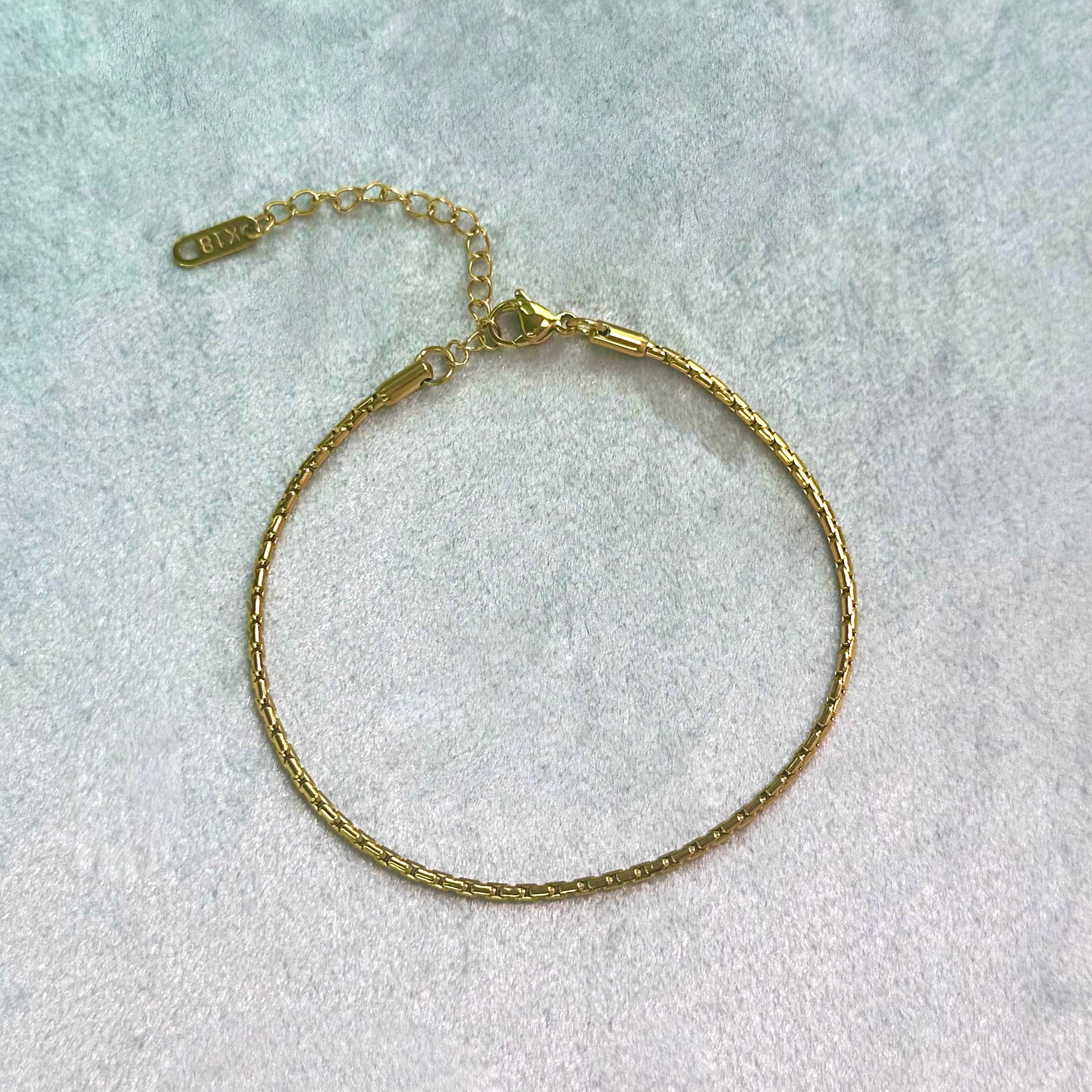 Vintage Box Chain Bracelet