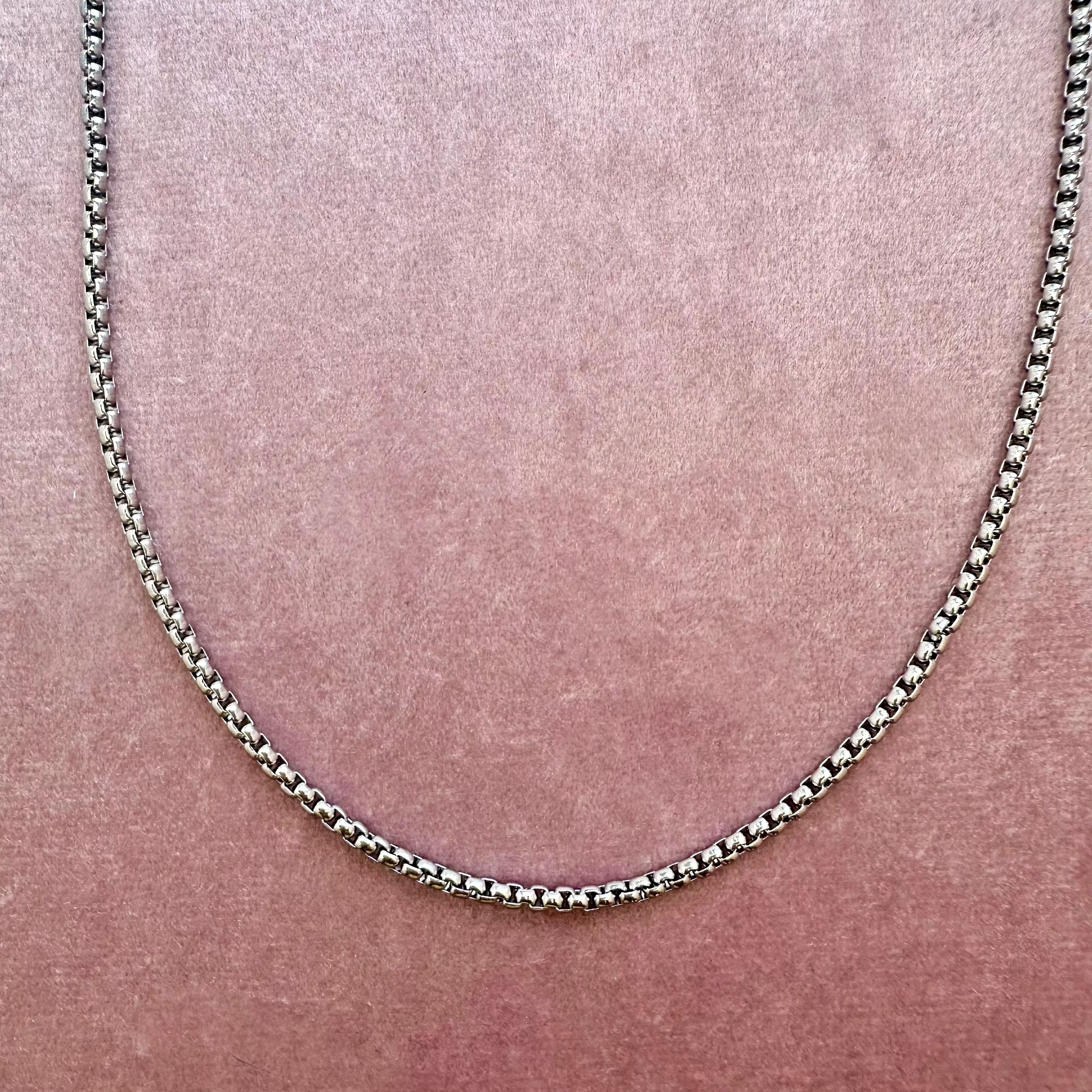 Standard Box Chain Necklace