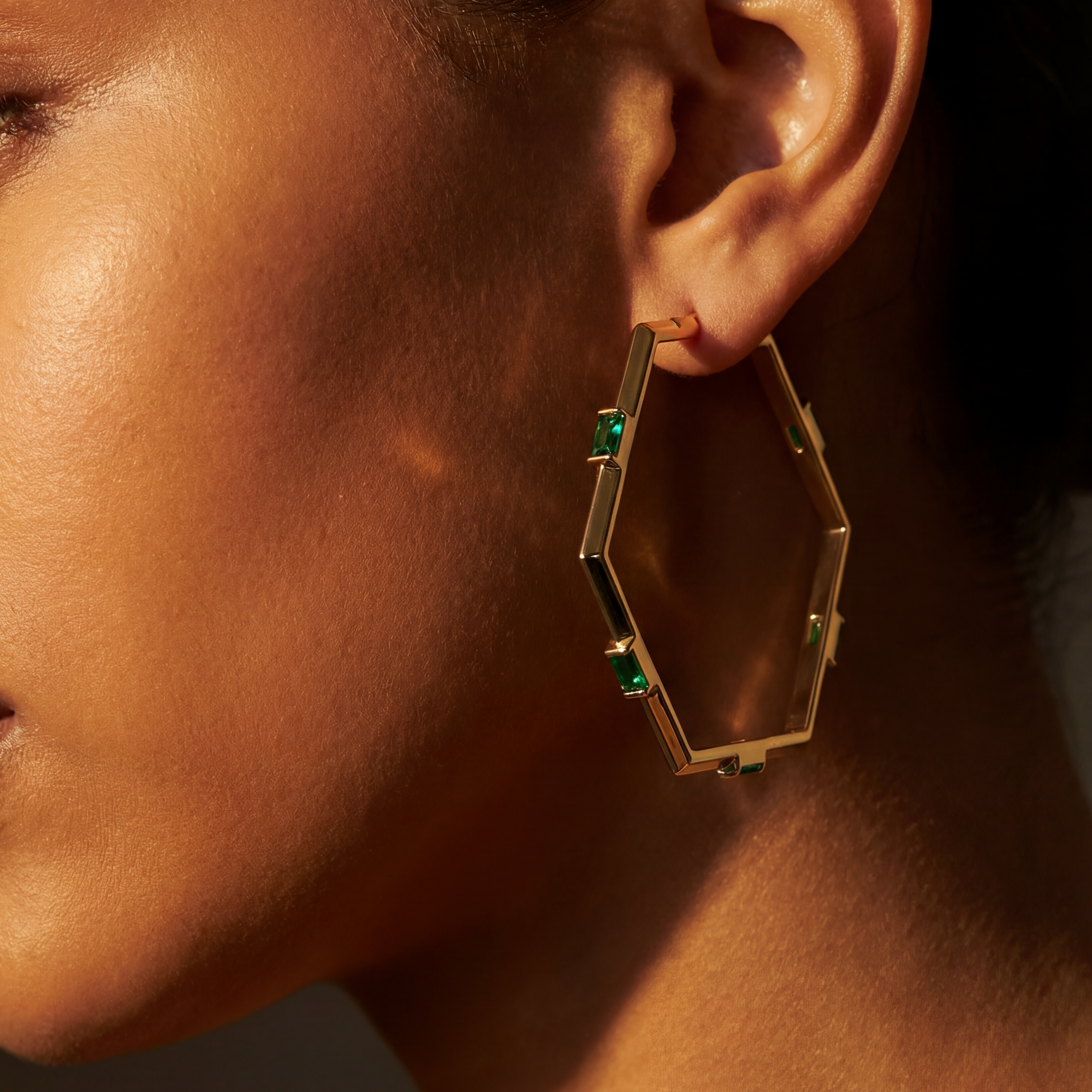 The Claire Hoop Earrings - Large