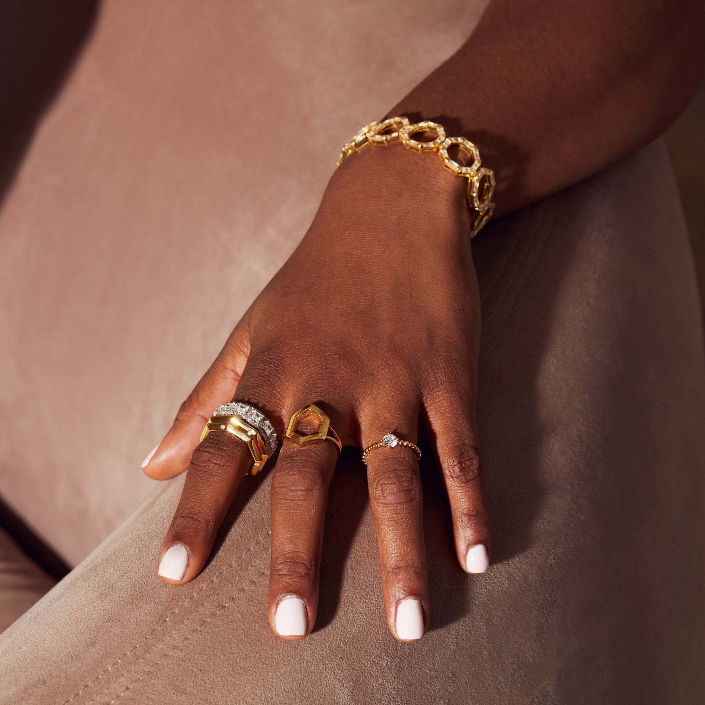 The Danielle Burnish Stone Ring