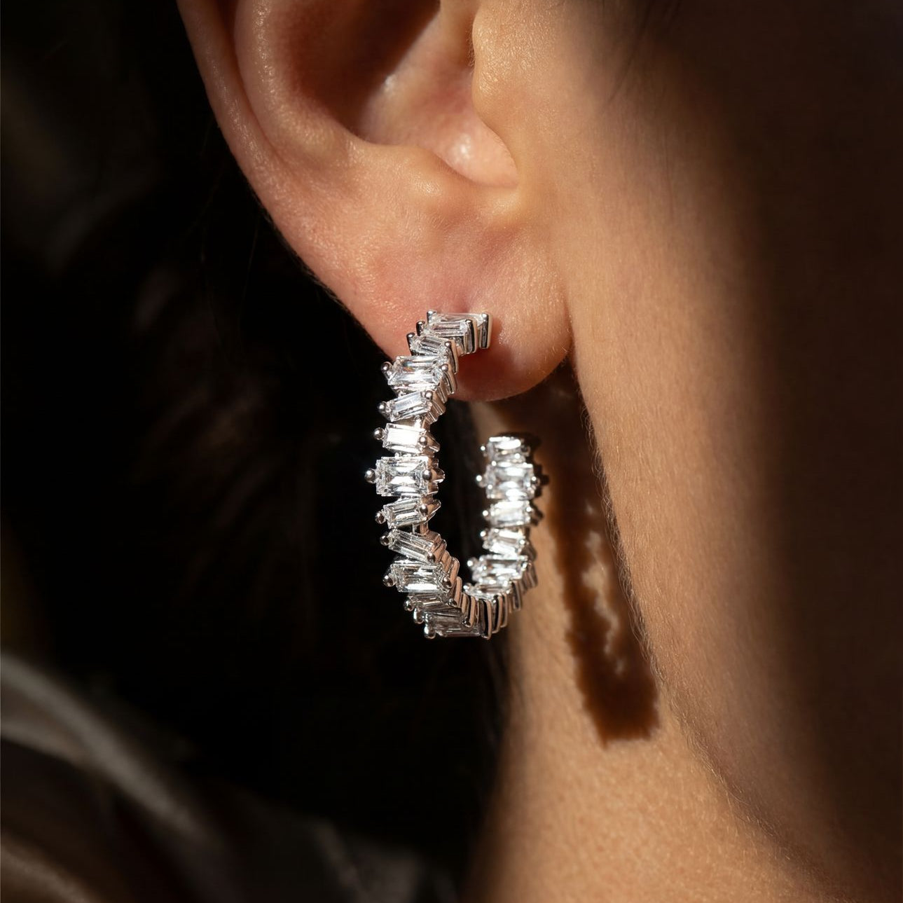 The Clarity Hoop Earrings