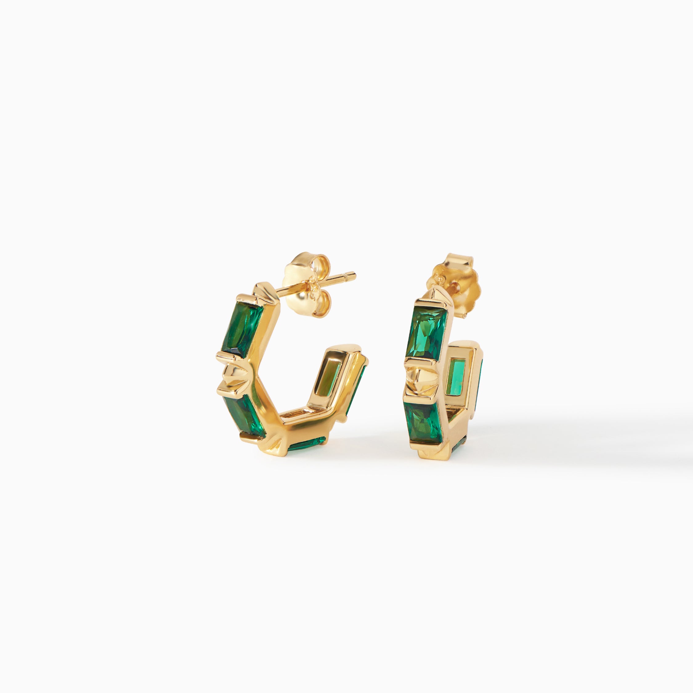 The Claire Hoop Earrings - Huggie