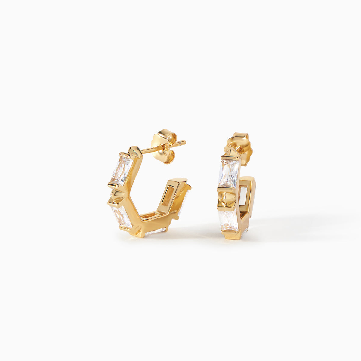 Huggie Hoop Claire Hoop Earrings The Claire Hoop Earrings Huggie