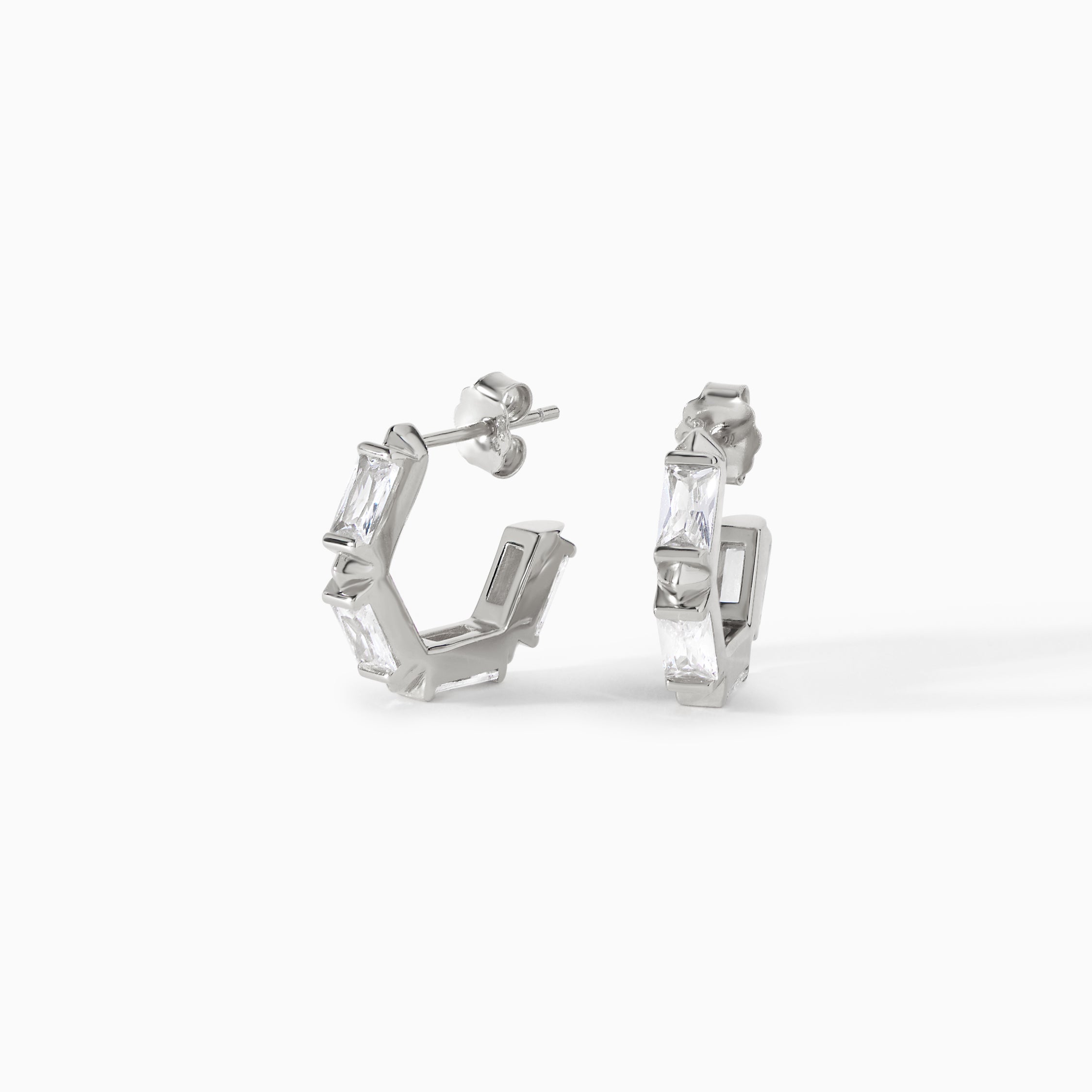 The Claire Hoop Earrings - Huggie